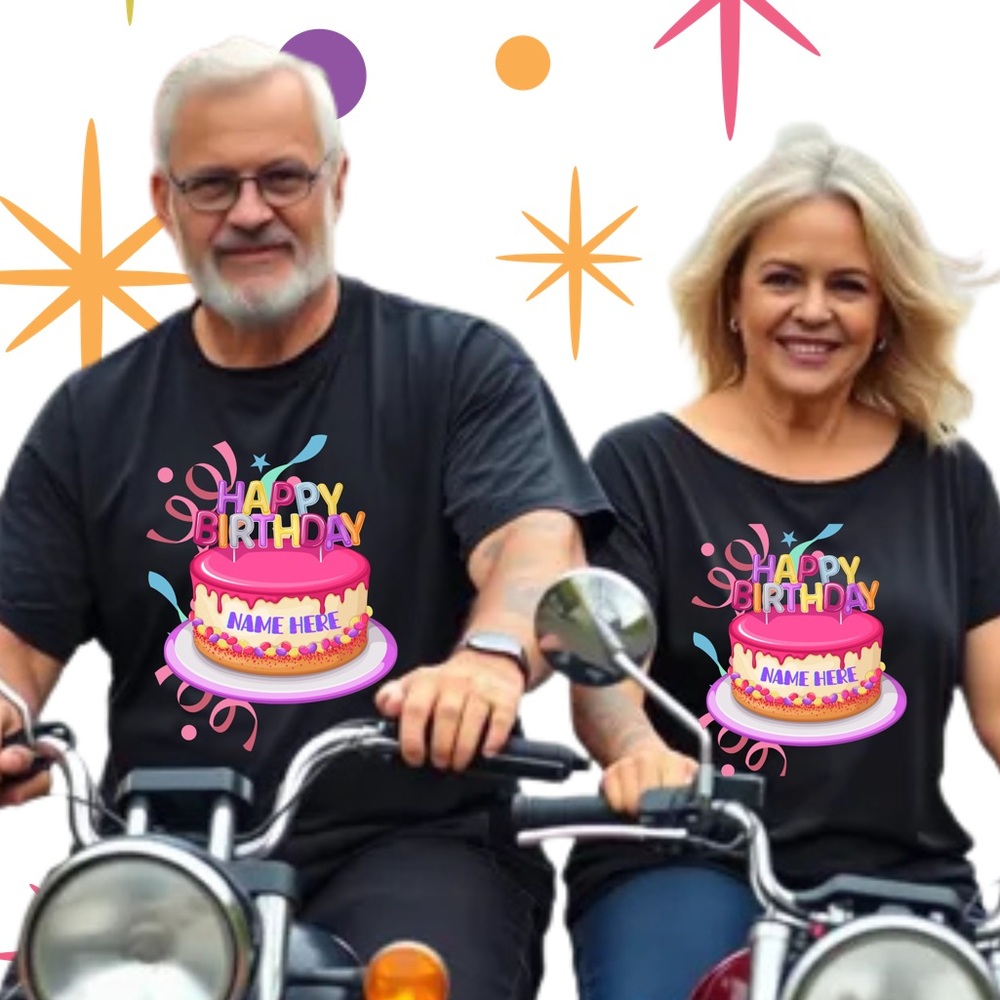 Custom name tee Birthday tshirt Hope Birthday Cake shirt